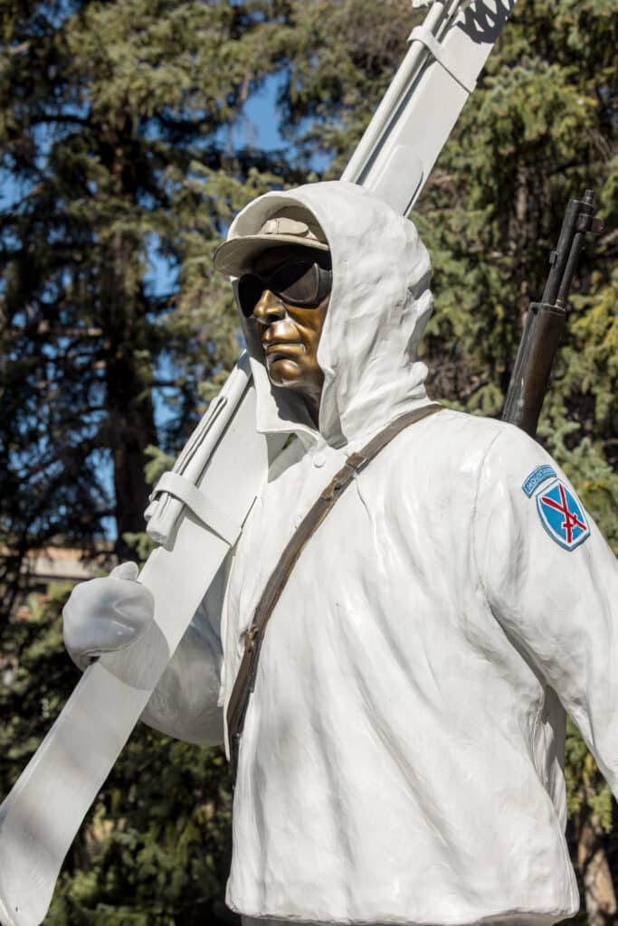 10th mountain art in vail village